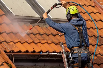 Démoussage et hydrofuge de toiture à Enveitg